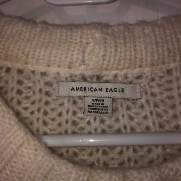 AE CREWNECK OVERSIZED CHUNKY KNIT SWEATER - Picture 3 of 5